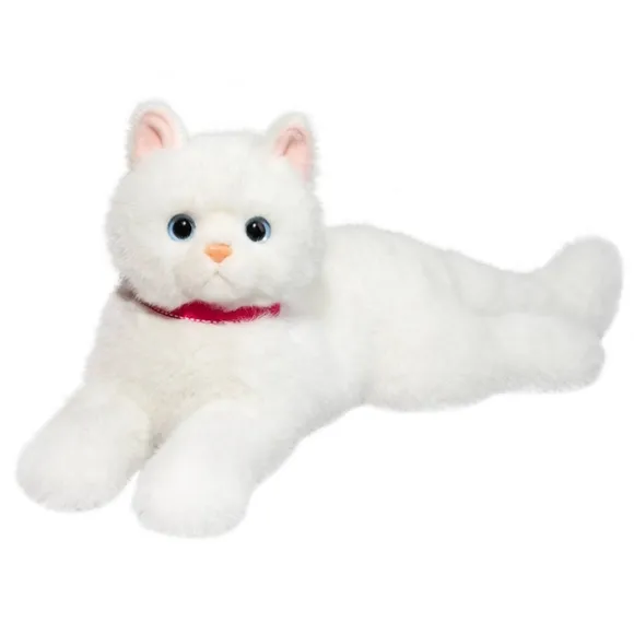 Alba the Stuffed DLux White Cat by Douglas