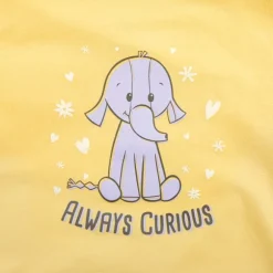 Always Curious Plush Elephant with Matching Toddler T-shirt Gift Set by Demdaco