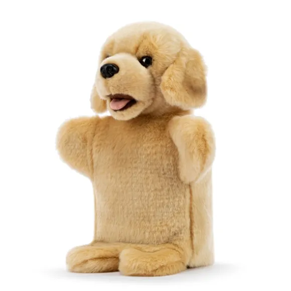 Animalcraft Plush Yellow Lab Dog Hand Puppet by Demdaco