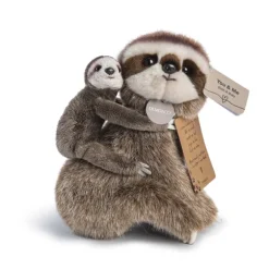 Animalcraft Stuffed Sloth Mom and Baby by Demdaco
