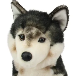Atka the Sitting Plush Wolf by Douglas