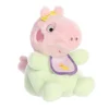 Baby Evie with Bib Peppa Pig Plush Palm Pals Stuffed Animal by Aurora