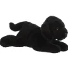Bagel the Stuffed Black Lab Flopsie by Aurora