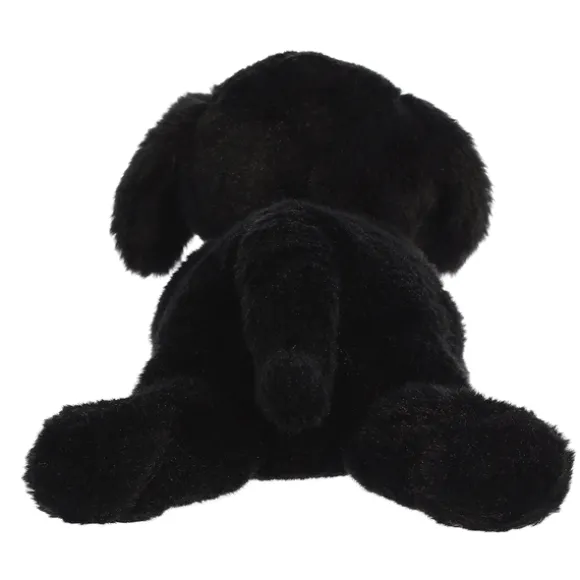 Bagel the Stuffed Black Lab Flopsie by Aurora
