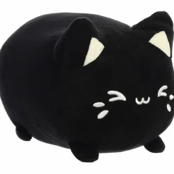 Black Sesame the Black Stuffed Cat Meowchi Plush by Aurora
