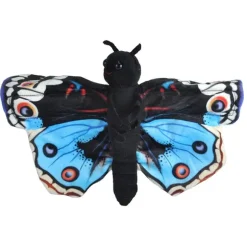 Blue Pansy Butterfly Stuffed Animal Slap Bracelet by Wild Republic
