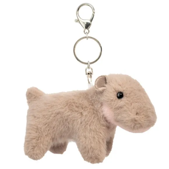 Clip-On Stuffed Hippo Bag Charm by Douglas