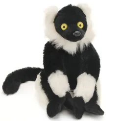 Cuddlekins Black and White Ruffed Lemur Plush Animal by Wild Republic