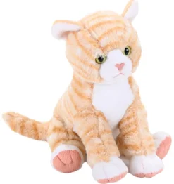 Cuddlekins Orange Tabby Cat Stuffed Animal by Wild Republic