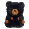 Cuddles the Stuffed Black Bear 5 Inch Rolly Pet Plush by Aurora