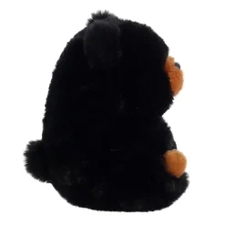Cuddles the Stuffed Black Bear 5 Inch Rolly Pet Plush by Aurora