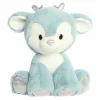 Dashing 13 Inch Winter Blue Plush Reindeer by Aurora