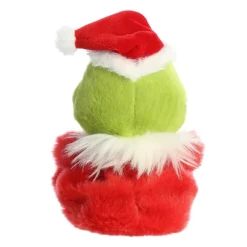 Dr. Seuss Stuffed Santa Grinch Palm Pals Plush by Aurora