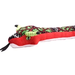 Dragonbone Print 54 Inch Plush Red Snake by Wild Republic