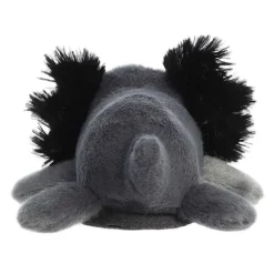 Ebon the Stuffed Black Axolotl Magnetic Shoulderkins Plush by Aurora