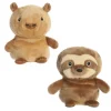 Eco Nation Capybara and Sloth Reversible Stuffed Animal by Aurora