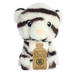 Eco Nation Mini Stuffed White Tiger by Aurora