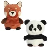 Eco Nation Red Panda and Panda Reversible Stuffed Animal by Aurora