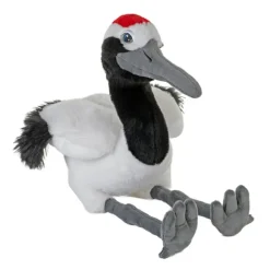 Eco-Friendly Cuddlekins 12 Inch Stuffed Red-Crowned Crane by Wild Republic