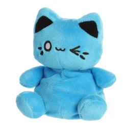 Electric Blue Plush Meowchi Cat Palm Pals by Aurora
