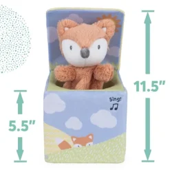 Fox in the Box Baby Safe Animated Plush Toy by Gund