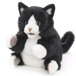 Full Body Tuxedo Kitten Puppet by Folkmanis Puppets