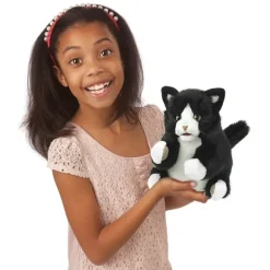Full Body Tuxedo Kitten Puppet by Folkmanis Puppets