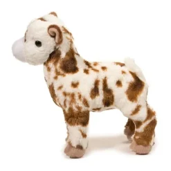 Gerti the Plush White and Brown Goat by Douglas