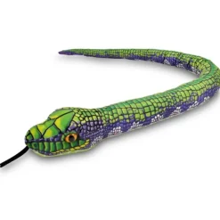 Green Printed 54 Inch Plush Snake by Wild Republic