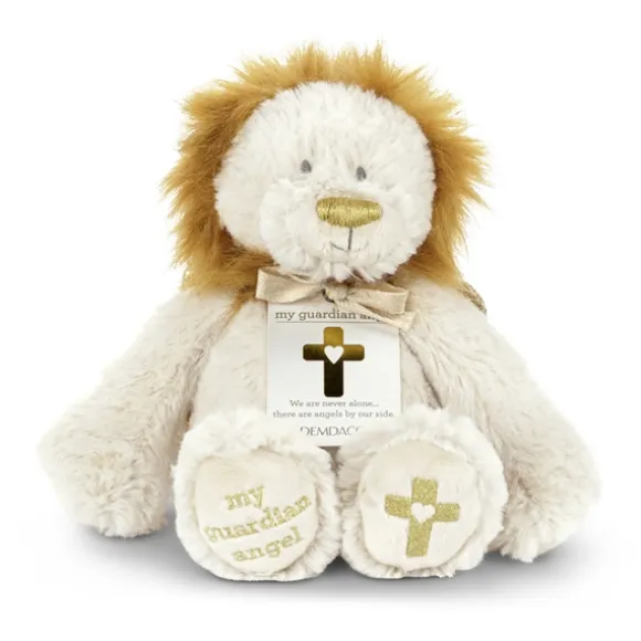 Guardian Angel Baby Safe Plush Beige Lion by Demdaco