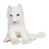 Handcrafted 14 Inch Lifelike White Lion Cub Stuffed Animal by Hansa