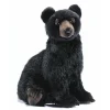 Handcrafted 16 Inch Lifelike Black Bear Cub Stuffed Animal by Hansa