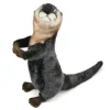 Handcrafted 14 Inch Lifelike Standing Stuffed River Otter by Hansa
