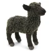 Handcrafted 7 Inch Lifelike Little Black Lamb Stuffed Animal by Hansa