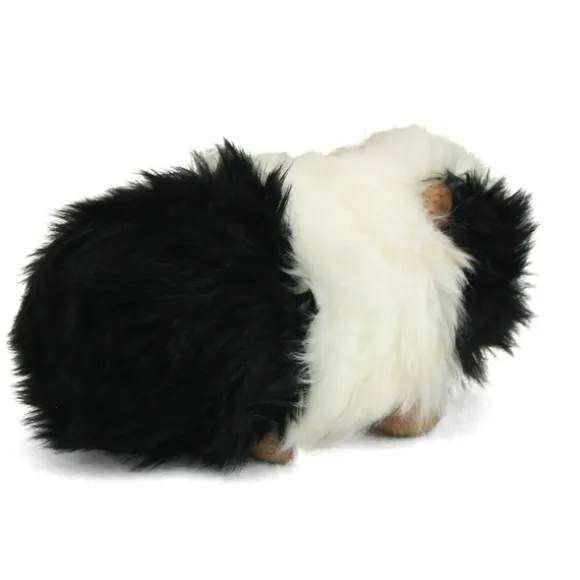 Handcrafted 8 Inch Lifelike Black Guinea Pig Stuffed Animal by Hansa