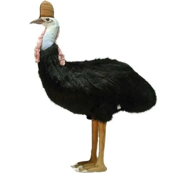 Handcrafted 29 Inch Lifelike Cassowary Stuffed Animal by Hansa