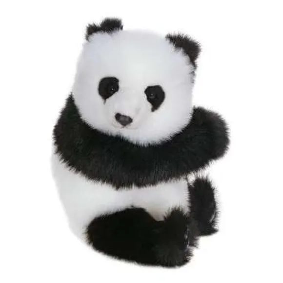 Handcrafted 16 Inch Lifelike Panda Bear Cub Stuffed Animal by Hansa