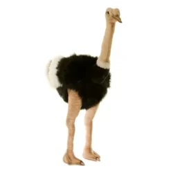 Handcrafted 32 Inch Lifelike Male Ostrich Stuffed Animal by Hansa