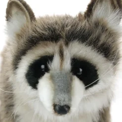 Handcrafted 18 Inch Lifelike Raccoon Stuffed Animal by Hansa