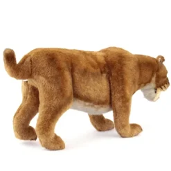 Handcrafted 18 Inch Lifelike Saber Tooth Tiger Stuffed Animal by Hansa