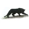 Handcrafted 22 Inch Lifelike Black Panther Stuffed Animal by Hansa