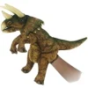 Handcrafted 17 Inch Lifelike Full Body Green Triceratops Puppet by Hansa
