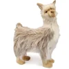 Handcrafted 17 Inch Lifelike Male Llama Stuffed Animal by Hansa
