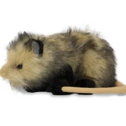 Handcrafted 10 Inch Lifelike Opossum Stuffed Animal by Hansa