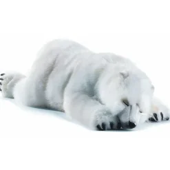 Handcrafted 41 Inch Life-size Stuffed Polar Bear Cub by Hansa