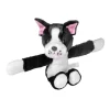 Huggers Boston Terrier Stuffed Animal Slap Bracelet by Wild Republic