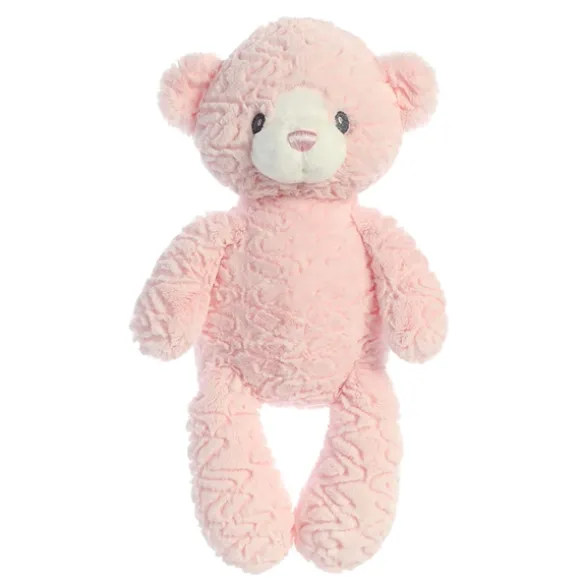 Huggy Bear the Small Baby Safe Plush Pink Bear by Ebba