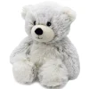 Junior Microwavable Weighted and Scented Brown Marshmallow Bear Stuffed Animal by Warmies