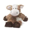 Junior Microwavable Weighted and Scented Brown Cow Stuffed Animal by Warmies