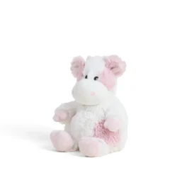 Junior Microwavable Weighted and Scented Strawberry Cow Stuffed Animal by Warmies